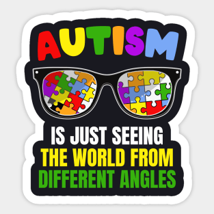 Autism Awareness Slogan Sticker